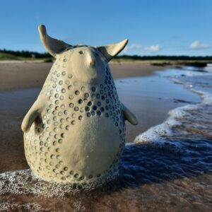 JASS – one-of-a-kind ceramic figure handmade in Hiiumaa